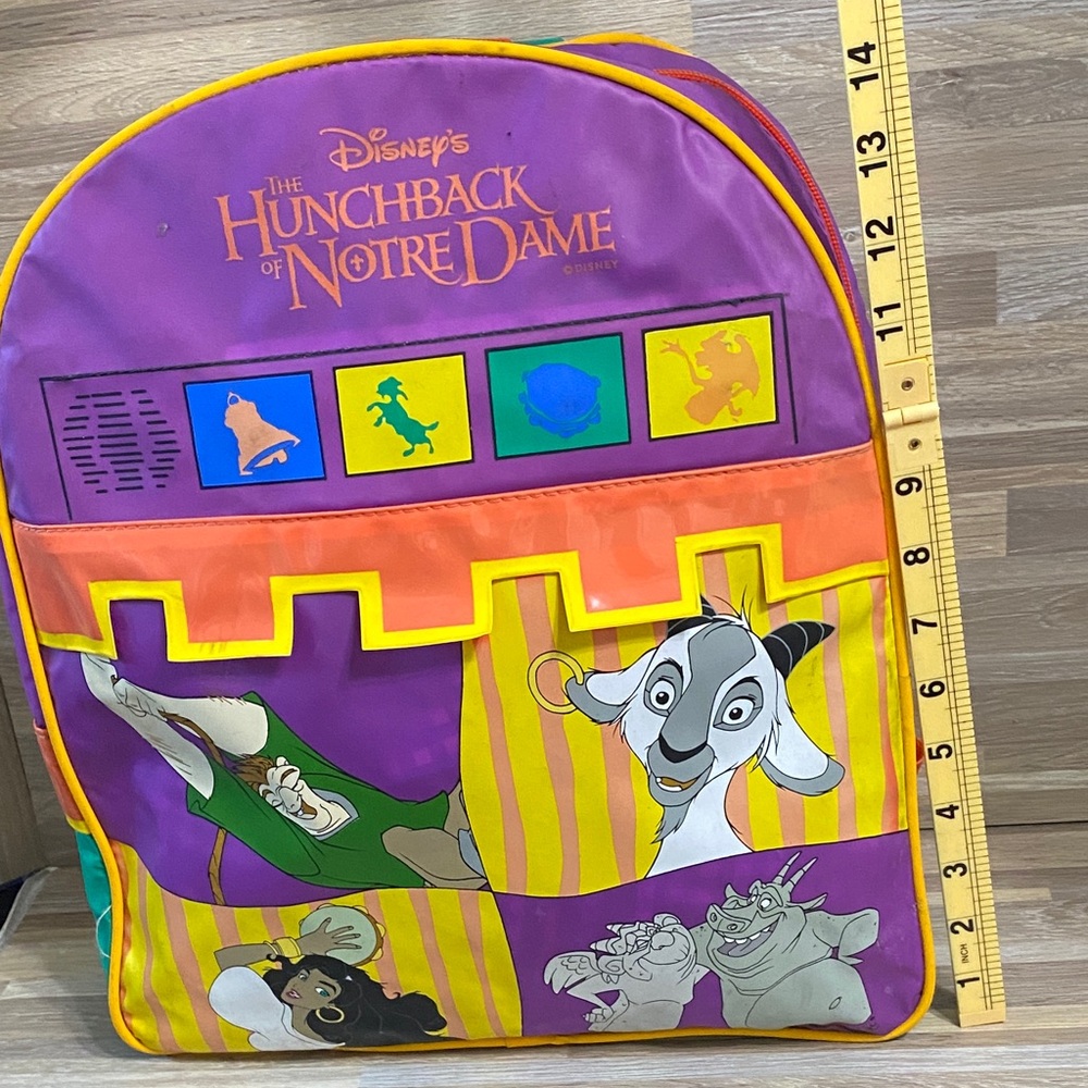 Disney Hunchback of Notre Dame Colorful Backpack - Picture 6 of 9